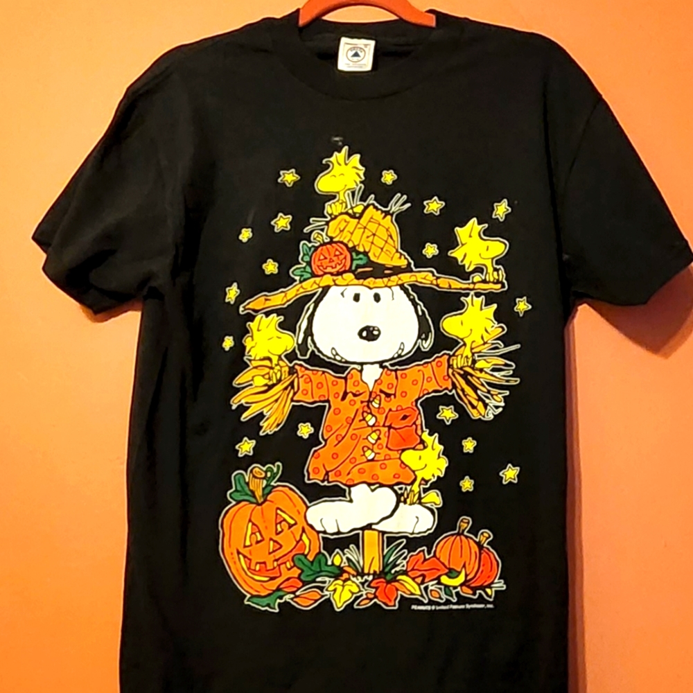 Snoopy Halloween T Shirt Women's Size M